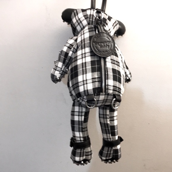 ❤️🔥🆕Dolls Kill / Club Exxx “Plaid Tormented Dead Teddy” Plaid LMT ED Backpack - Picture 8 of 11